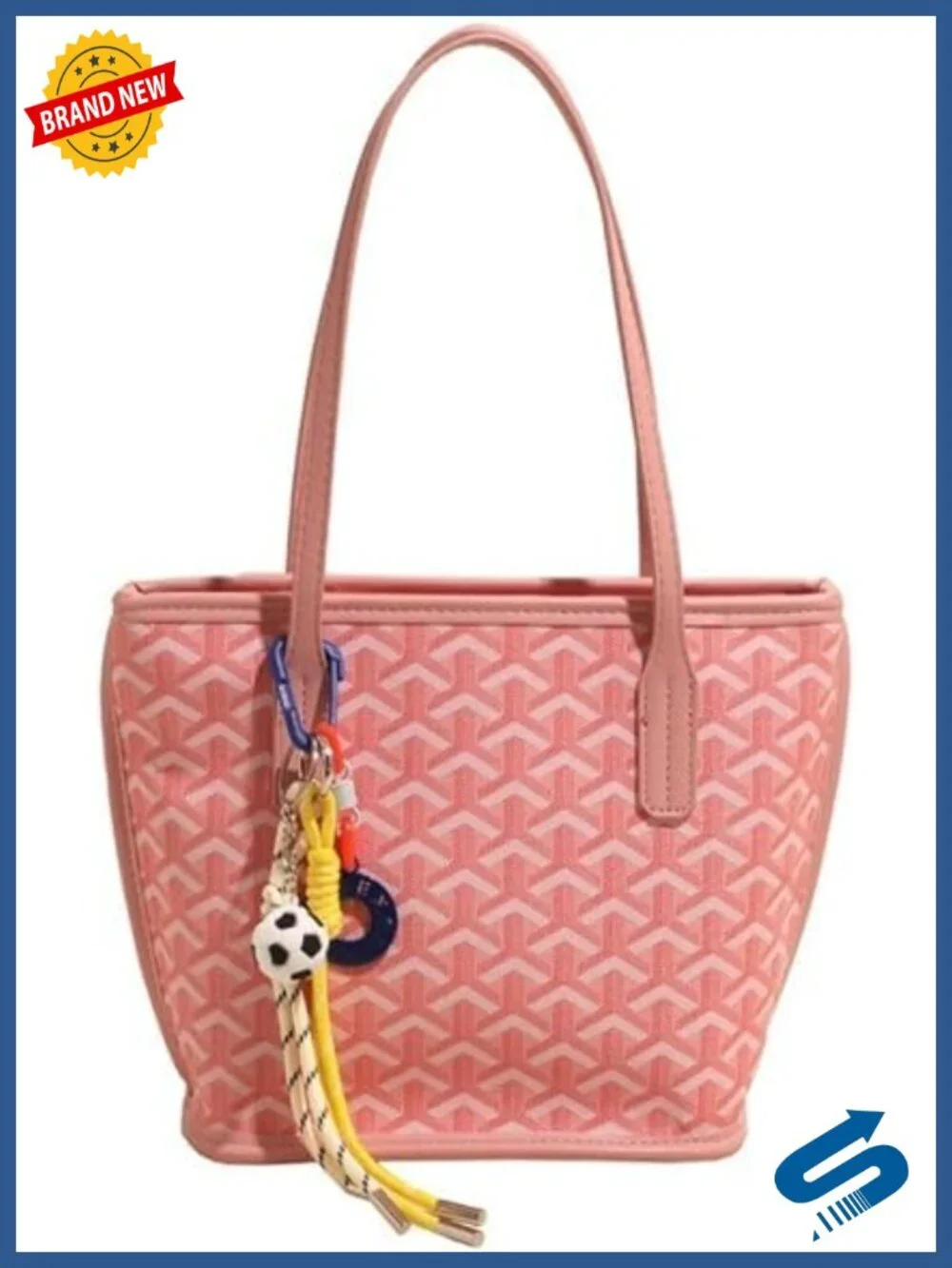 Fashion Tote Handbag Women PU Leather Shoulder Large Capacity